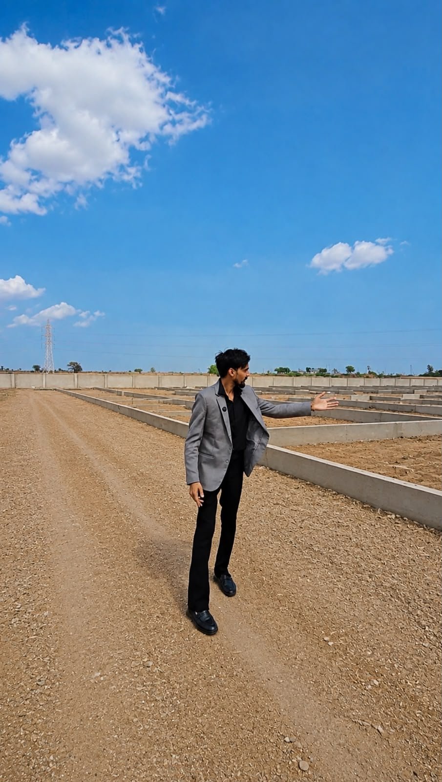 Residential plots on NH-751 - plot layout view